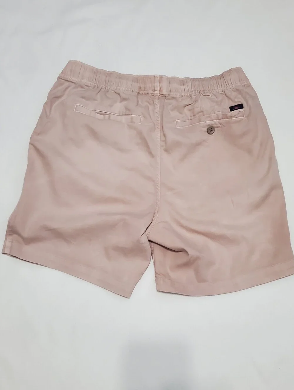 Faherty Essentials Drawstring Hybrid Shorts in Dusty Rose Mens Small